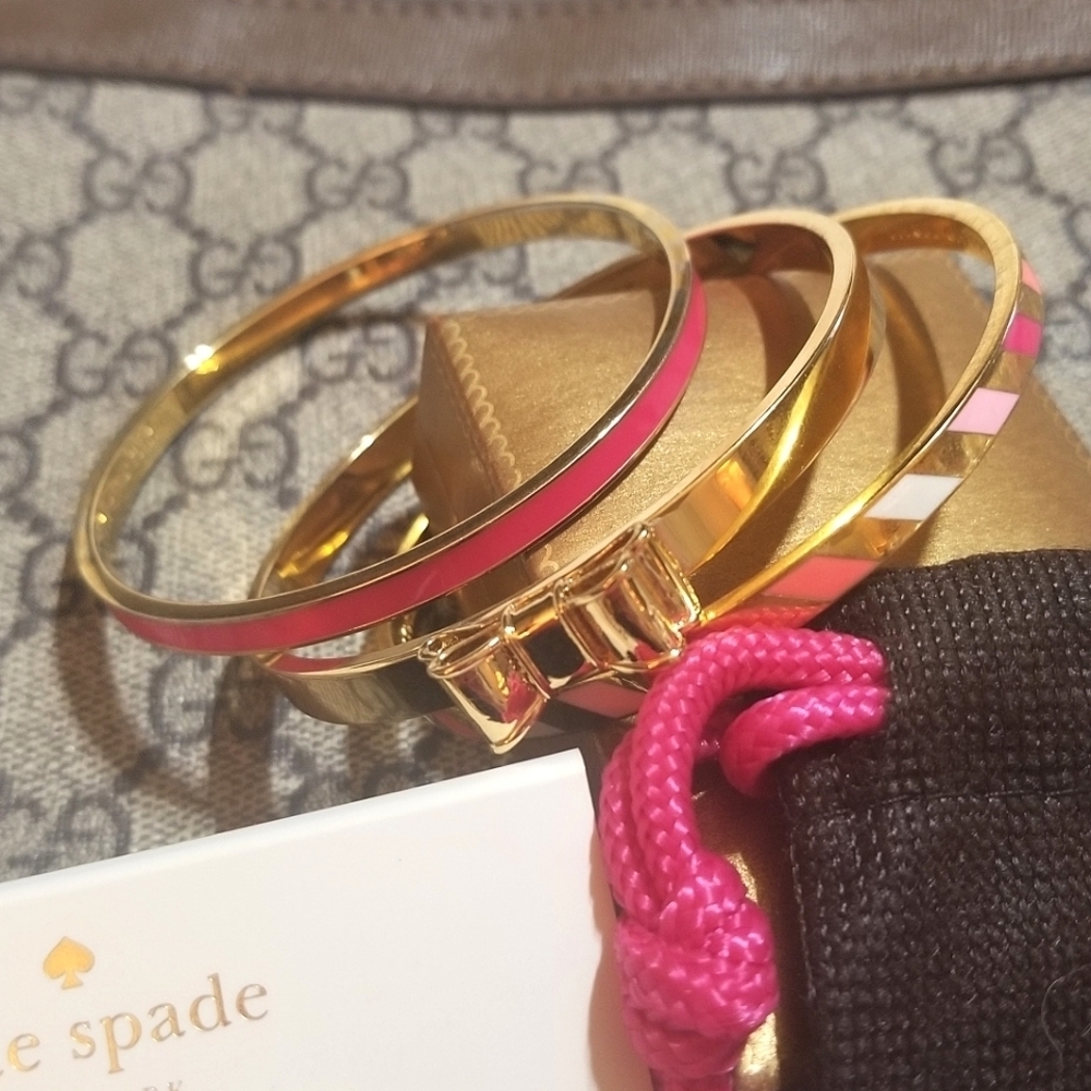 Lot Of NEW Kate Spade Jewelry Bangles and Earrings - Picture 3 of 8